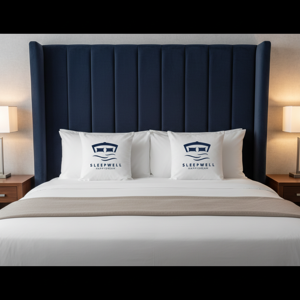 High Headboard Hotel Bed