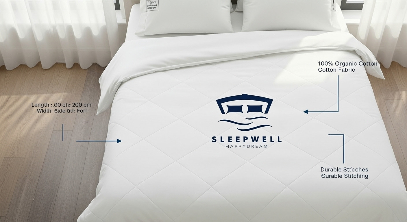 Organic Cotton Hotel Bed Sheet