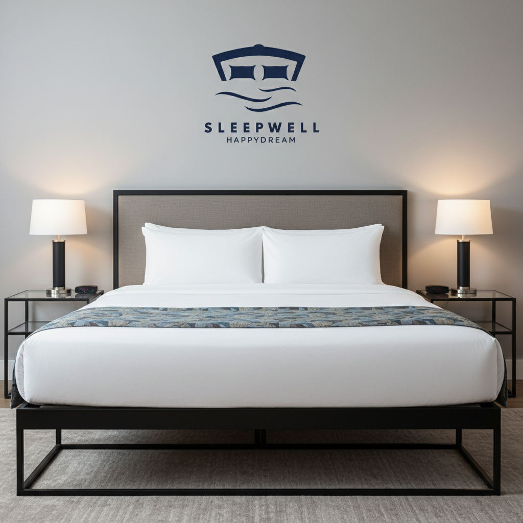 Metal Base Hotel Bed